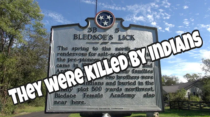Bledsoe's Lick Castalian Springs Tennessee 1787 Se...