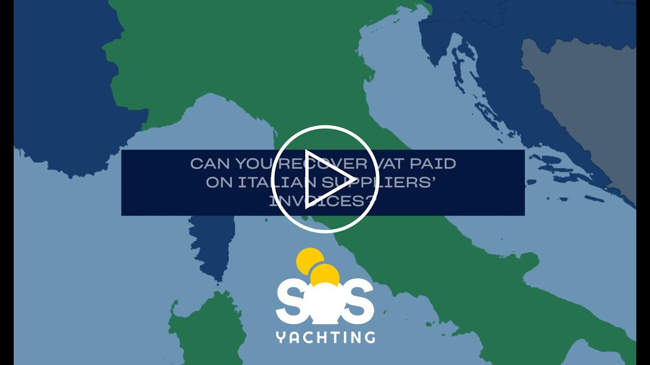 VAT on chartering in ITALY - SOS Yachting - 