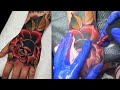 Neo Traditional Rose Tattoo TIME LAPSE: Parker Hollie