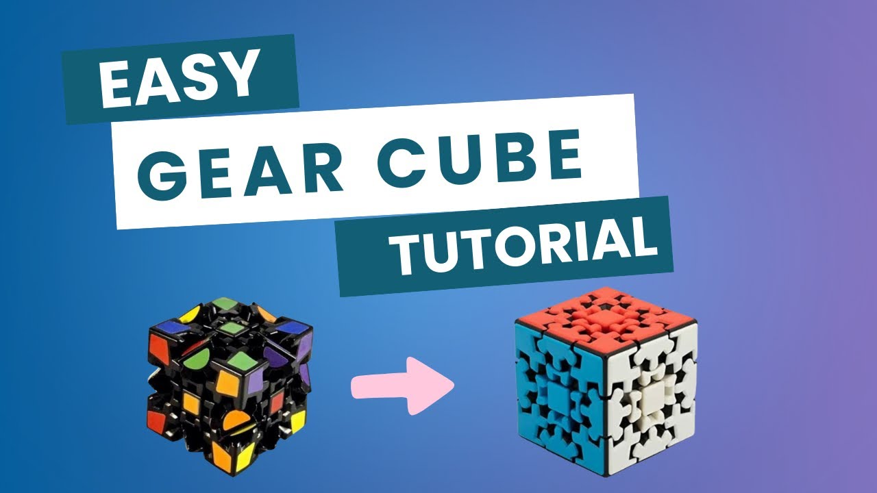How to solve Gear cube || Gear cube tutorial || gear 3x3 cube
