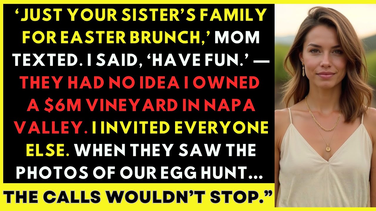 My Parents CUT ME OUT of EASTER BRUNCH—So I Hosted My Own at My $6M Napa Vineyard… Then CALLS Began