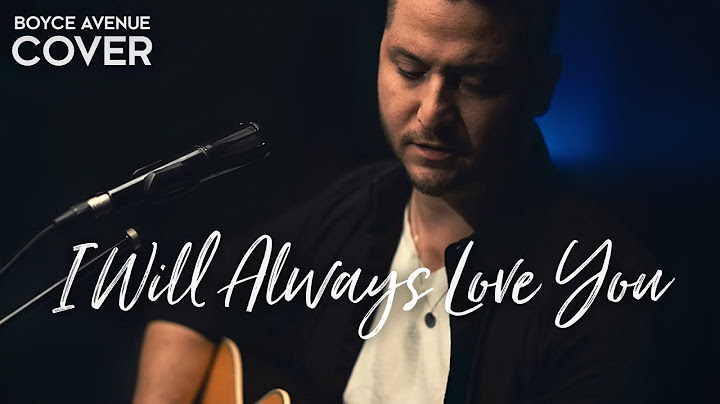 I Will Always Love You Cover version - Cover performance video thumbnail