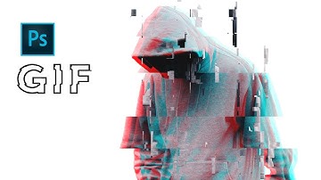 How to Create GLITCH ANIMATION in Photoshop | GIF Effect Tutorial
