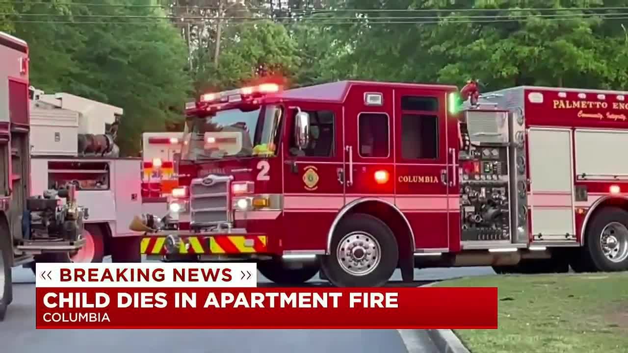 Columbia child dies in apartment fire - YouTube