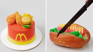 Fancy Fondant 3D Cake Decorating Ideas | Most Satisfying Chocolate Cake Recipes | Cat Caron #00041