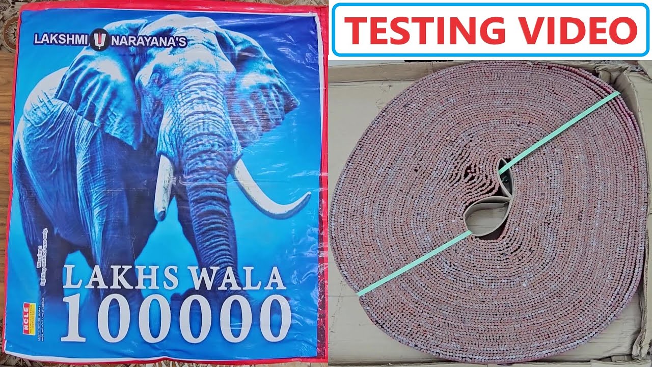 1,00,000 wala from Lakshmi Narayana Fireworks Testing 1 Lakh wala crackers @AlapparaKelapparom007
