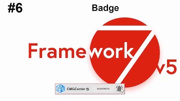 06 - Badge | #Framework7 Core Tutorial.