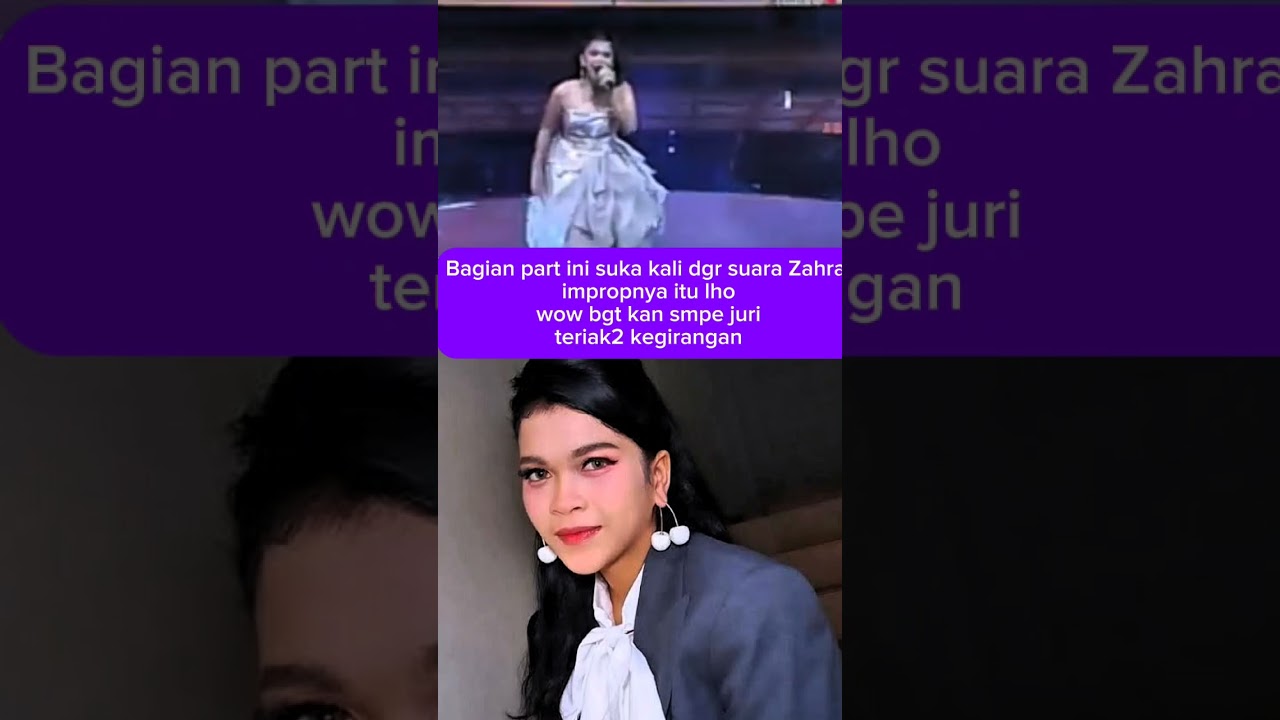 part ini suka kali sama suara Zahra #shorts #trending #viral #zahrada7 #indosiar