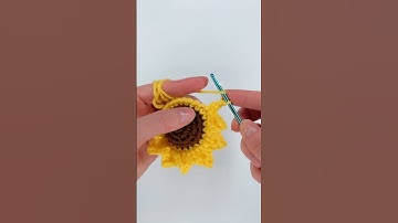 Thumbnail of 🌻 Very Easy Crochet Sunflower 🌻 #crochet #easycrochet #sunflower