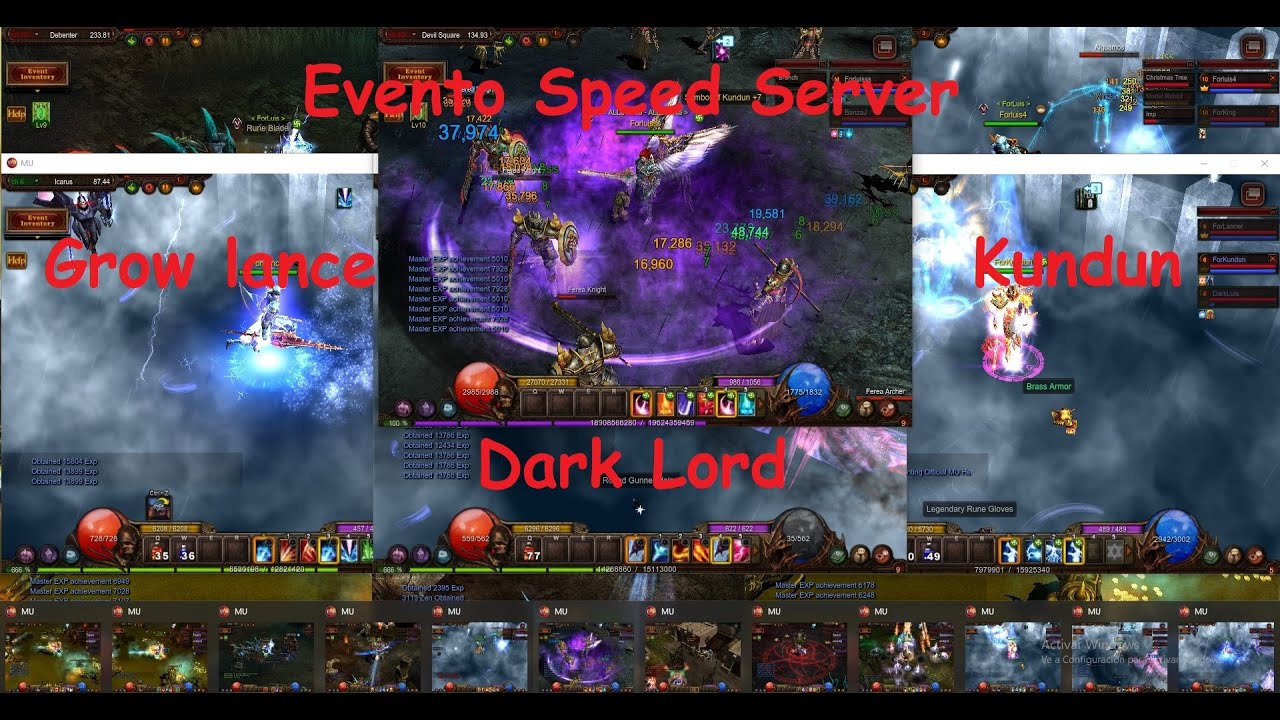 Evento Speed Server  Mu Online GMO Dark Lord el mas buscado