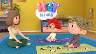 Yoga çocuk şarkısı 🧘 Çocuklar İçin yoga | HeyKids - Bebek Şarkıları Türkçe