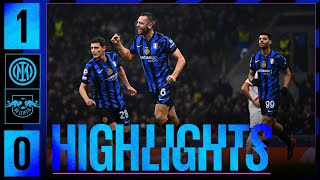 DEFENDING TOP SPOT 🫡😎 | INTER 1-0 LIPSIA | HIGHLIGHTS | UCL 24-25 🖤💙