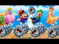 Super Mario Party Minigames - Get Over It - Mario & Peach Vs Luigi & Daisy