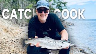 Kystfiskeri efter havørred. Catch & Cook - En Sommer Havørred.