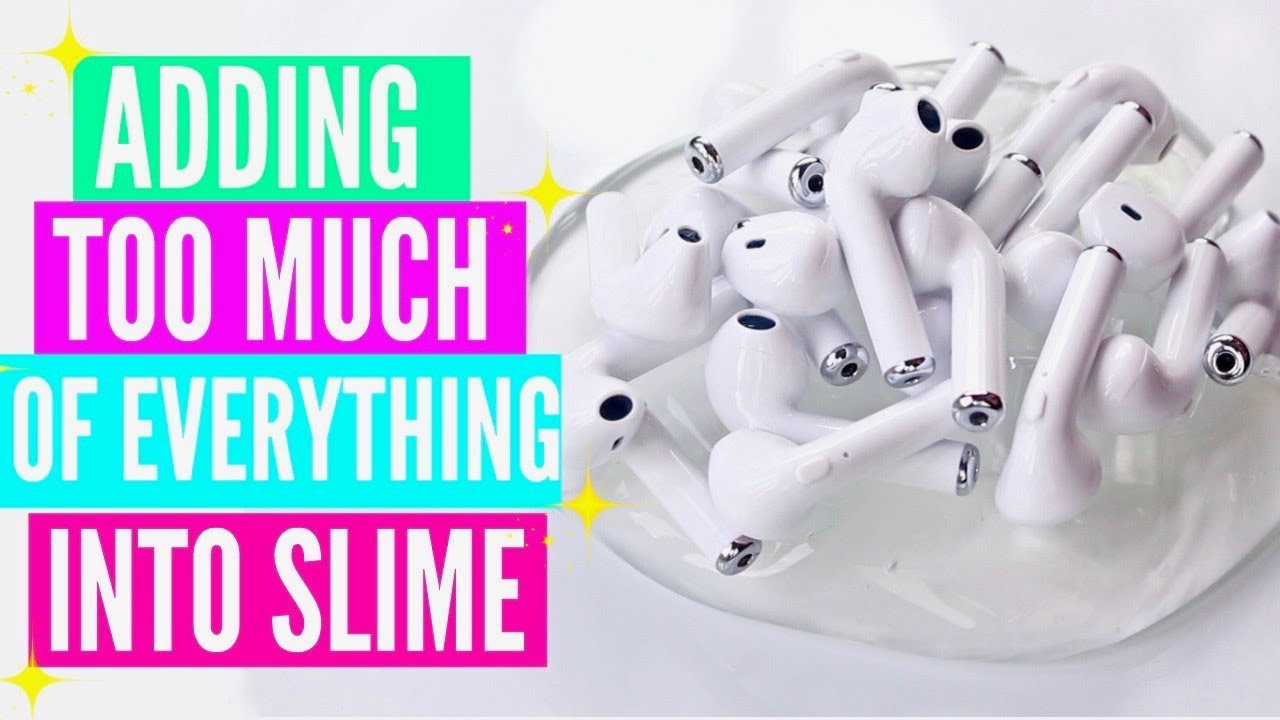 ADDING TOO MUCH INGREDIENTS INTO SLIME! Adding Too Much Of Everything
