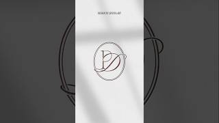 Elegant P&D wedding monogram logo design