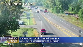 North Branch woman killed in 3-car crash in Hugo