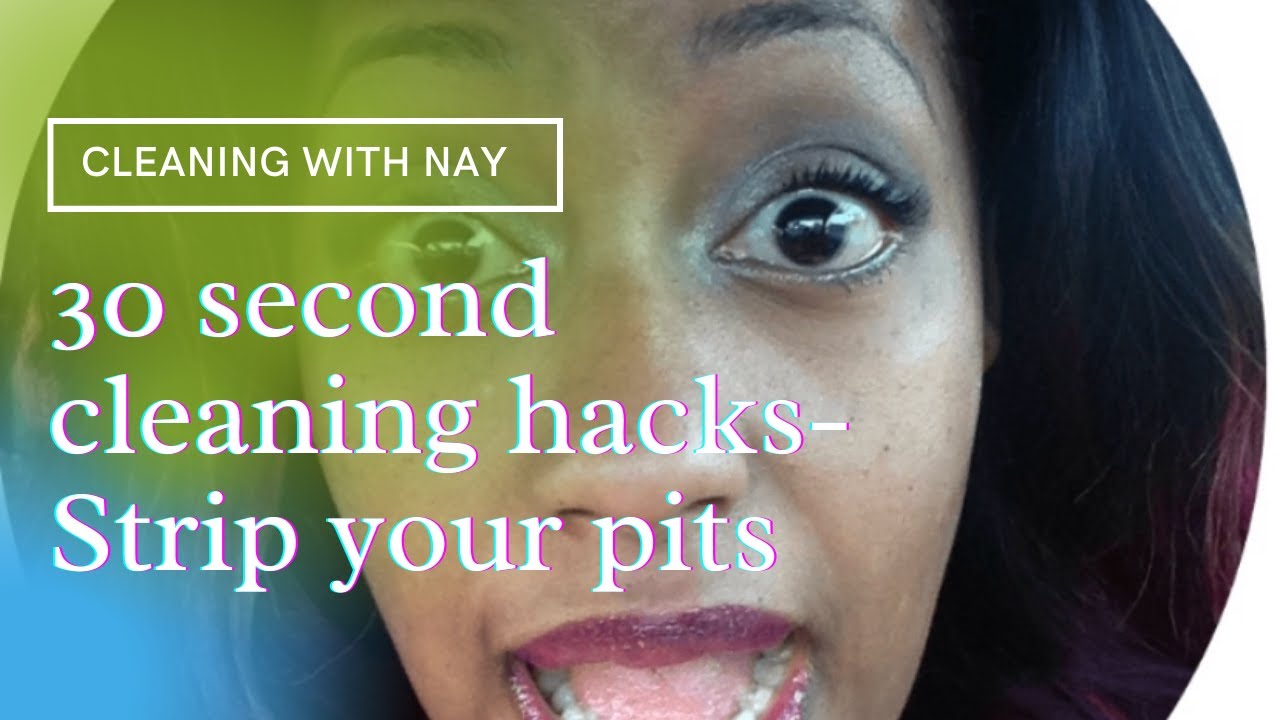 Tik tok laundry hack How to strip laundry armpit stain edition YouTube