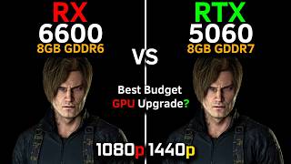 RX 6600 vs RTX 5060 | Test in 16 Games at 1080p, 1440p | FSR / DLSS 4 MFG 6X | Best Budget GPU 2026?