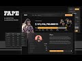 Fape Meme Coin Token Figma to HTML Demo
