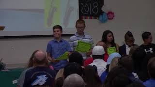 BELVILLE ELEMENTARY SCHOOL, NORTH CAROLINA, FIFTH GRADE GRADUATION, 2018