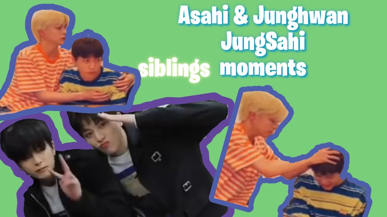 Junghwan x Asahi siblings moments / junghsahi moments. Kakak adik asahi junghwan