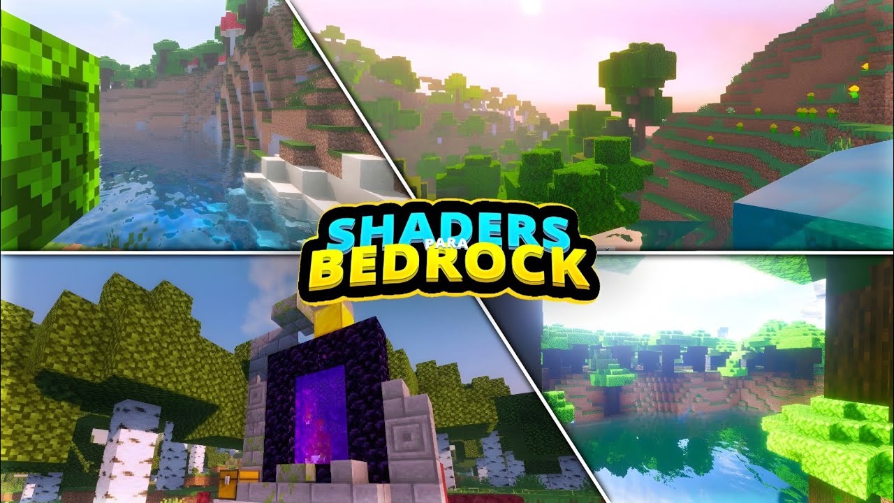 ✨ BEST SHADERS para MinecraftBedrock 1.21 / MCPE SHADERS 