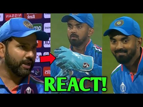 Rohit Sharma REACT to Kl Rahul DRS! Decision Rahul System - DRS | India vs Srilanka world cup |