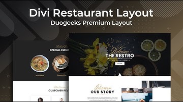 Divi Restaurant Layout - Divi Layouts by Divi Awesome
