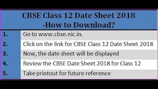 how to download cbse board datesheet from internet screenshot 4