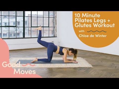 10 Minute Pilates Legs and Glutes Workout with @Pilates with Go Chlo | Good Moves | Well+Good