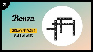 Bonza Word Puzzle | Showcase | Pack 1 | Martial Arts screenshot 3