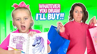 Whatever You Draw I'll BUY Challenge!!! / K-City Family