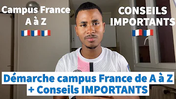 Comment s'inscrire sur le Campus France ?