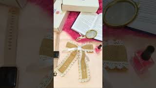Jute Burlap Bow clip #diy #handmade #cute #craft #shortvideo #shorts #trendingshort #trending #jute