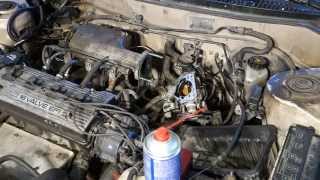 How to clean engine throttle body Toyota Corolla. Years 1991 to 2002