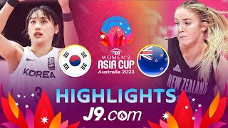 Korea 🇰🇷 vs New Zealand 🇳🇿 | J9 Highlights