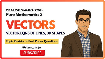 9709 A Levels Maths P3 - Vectors (2/2) - Vector equations & intersection of lines and perpendiculars