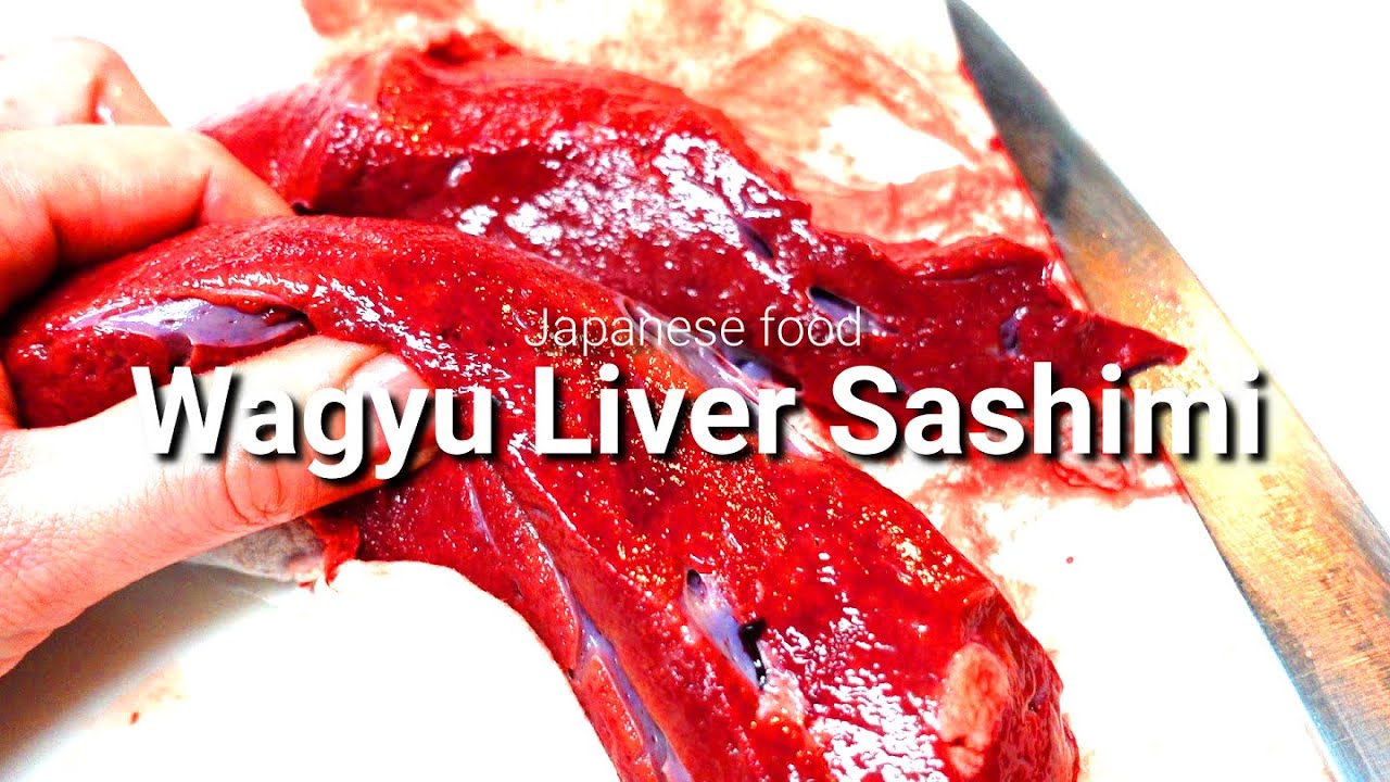 Japanese BBQ Restaurant Training ~Wagyu Liver Sashimi~