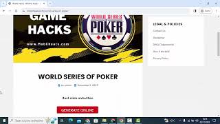 Earn Free Chips in World Series of Poker | Get WSOP Chips Fast and Easy! screenshot 2