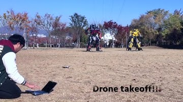 Control drone (DJI Mavic Air) with Leap Motion Controller