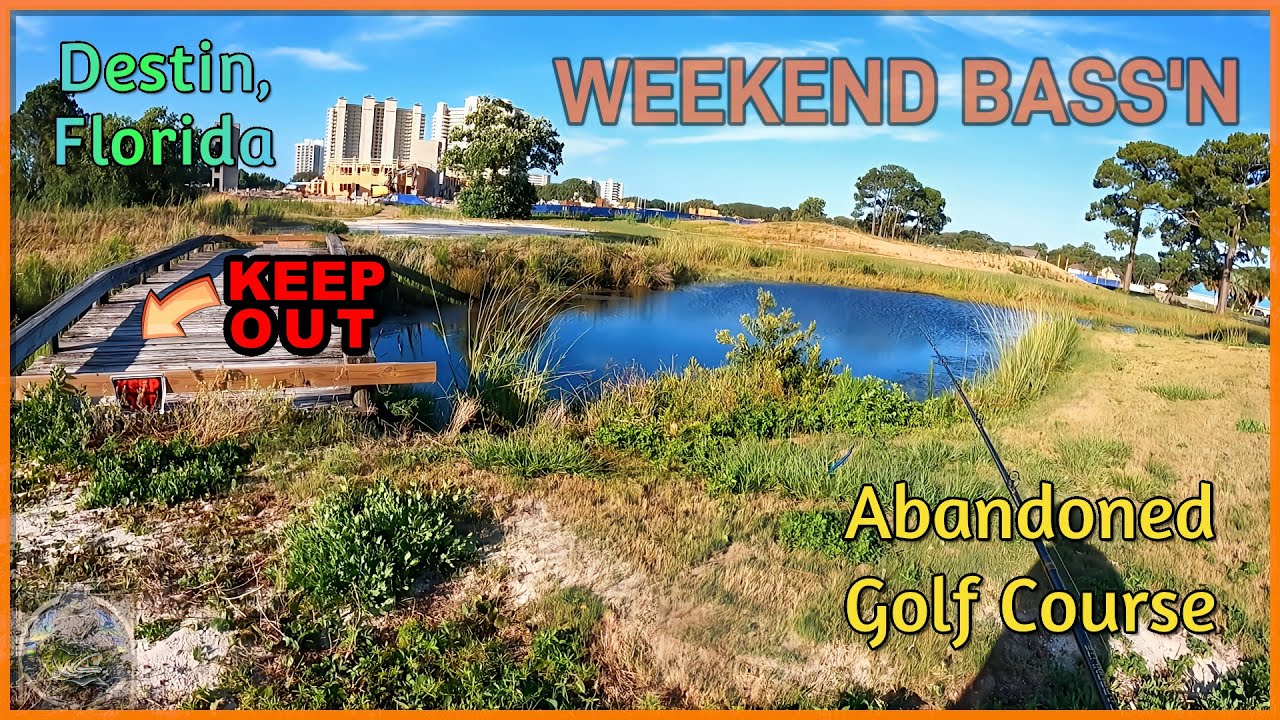 Destin, Florida Abandoned Golf Course Bass Fishing 06-20-24