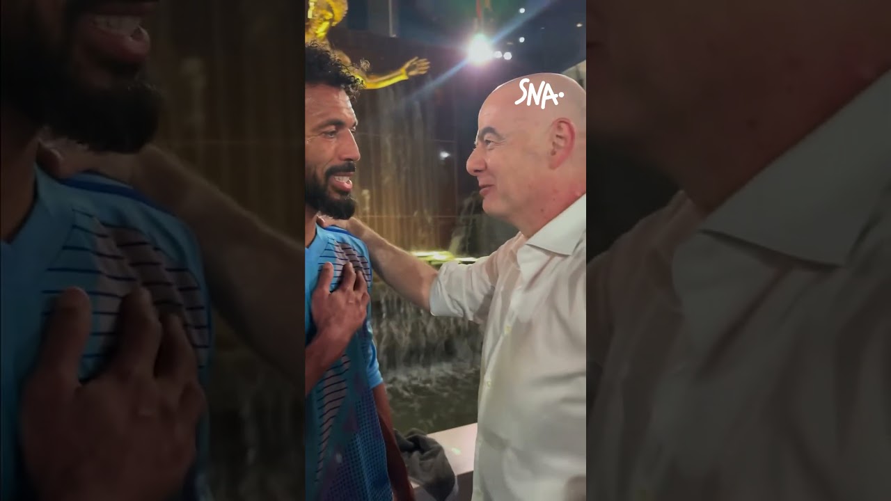 En marge du Fanatics Fest, le gardien Vozinha a partagé un moment avec le président de la FIFA