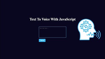 Text To Speech Converter in HTML CSS & JavaScript | JavaScript Project