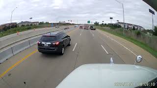 Must Pass Truck and Slam on Brakes to Make Exit Last Second I65 Merrillville, IL