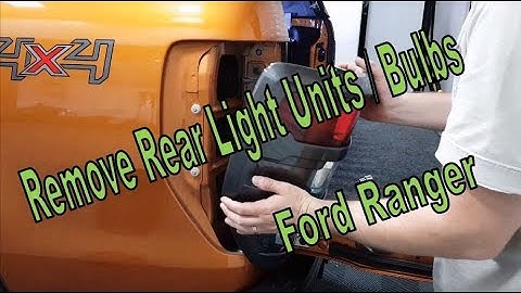 Ford Ranger Achterlichtunits / Lampen - T6 PX2 - Achterlichten Vervangen