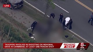 MSP troopers involved in shooting on Memorial Drive in Cambridge