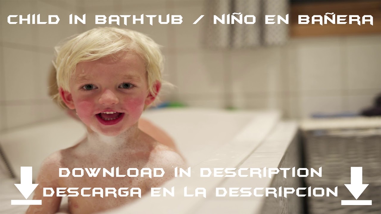 Child in bathtub Sound effect (HD) YouTube