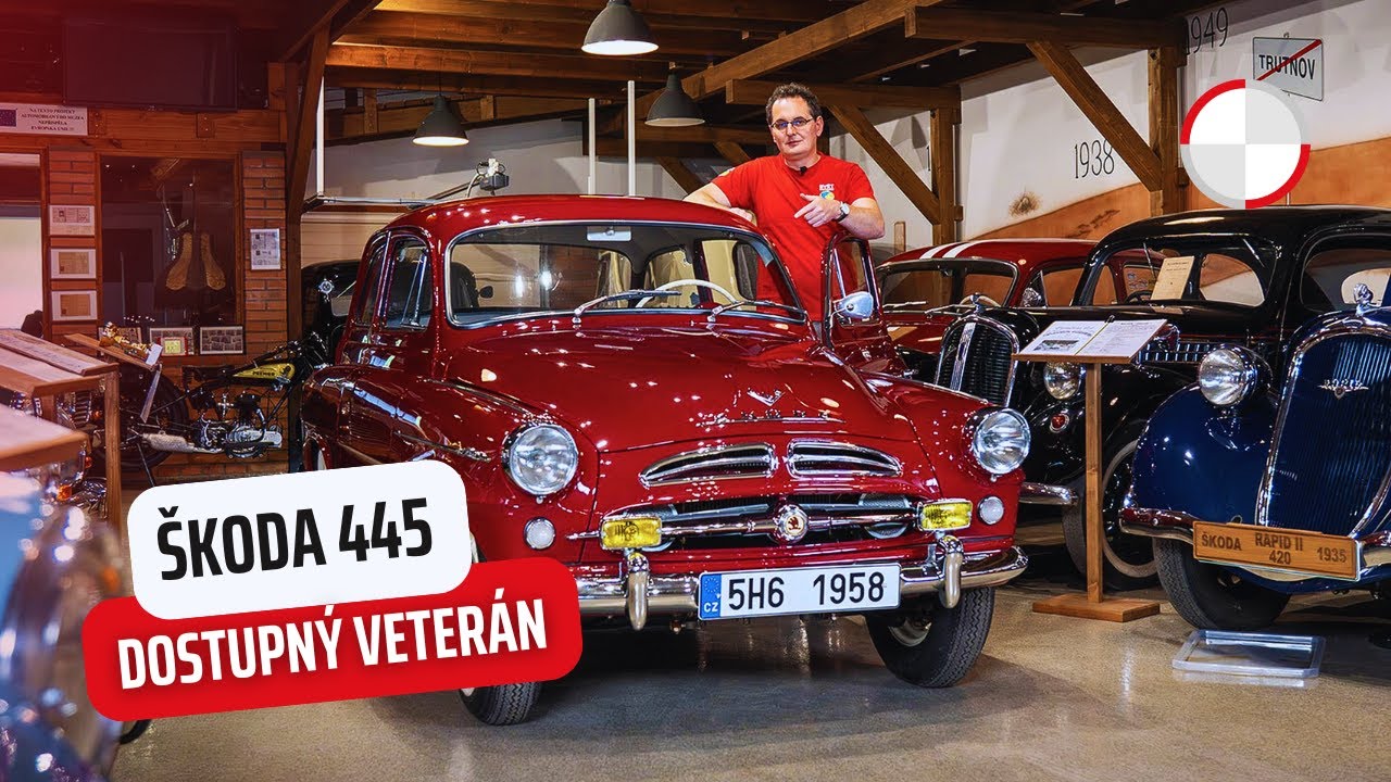 Martin Vaculík projíždí nádhernou Škodu 445 Spartak. Její název by ale používat neměl...