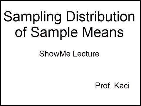 sample mean formula